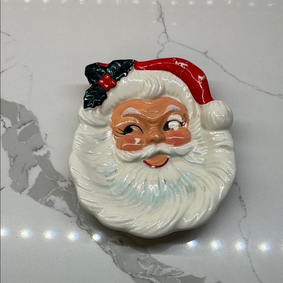 Ceramic Santa Soap Dish/Wall
Plaque - Picture 1 of 6
